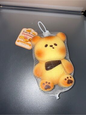 🧸 Cute Bear Bread Scented Squishy – Super Soft